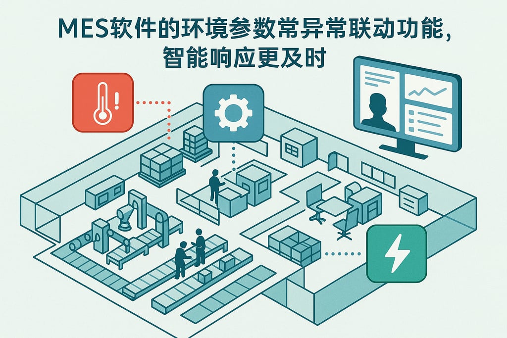 MES 软件的环境参数异常联动功能，智能响应更及时